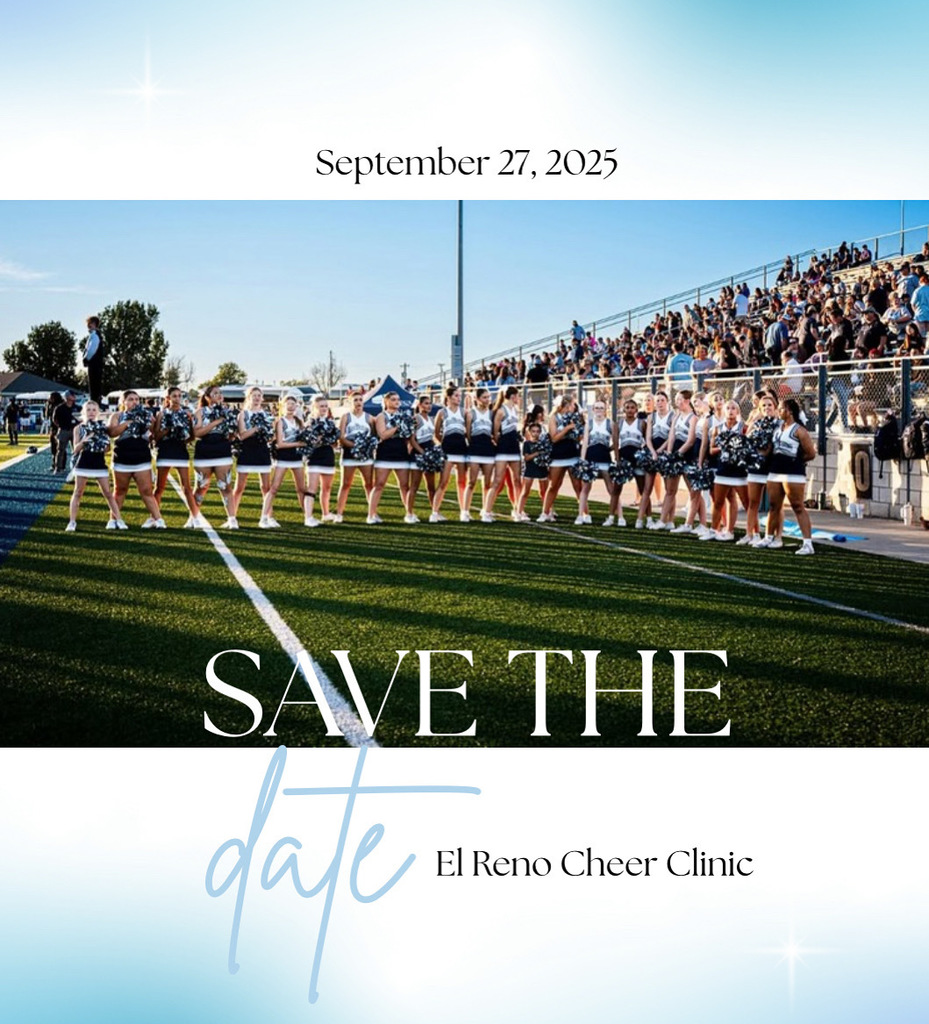 Cheer Clinic save the date for Sept. 27th