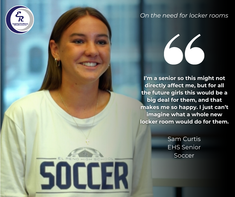 Sam Curtis talks about the need for new locker rooms. #InspiringExcellence