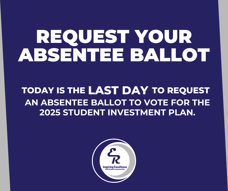 If you are planning to vote by absentee ballot in the October 14th election, today is the last day for you to request your ballot.