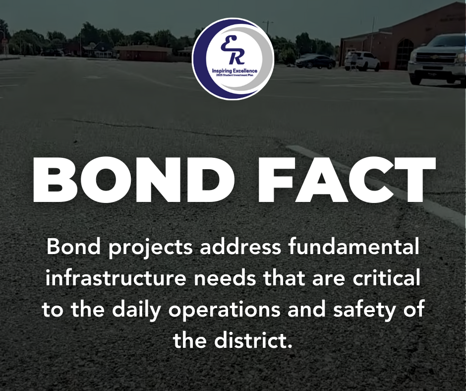 The projects chosen are a result of district needs crucial to the daily operations of the district. #InspiringExcellence