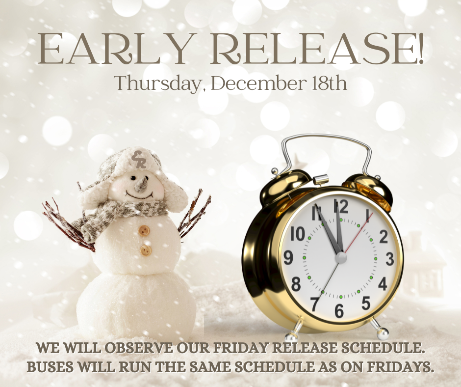 early release Friday schedule December 18th
