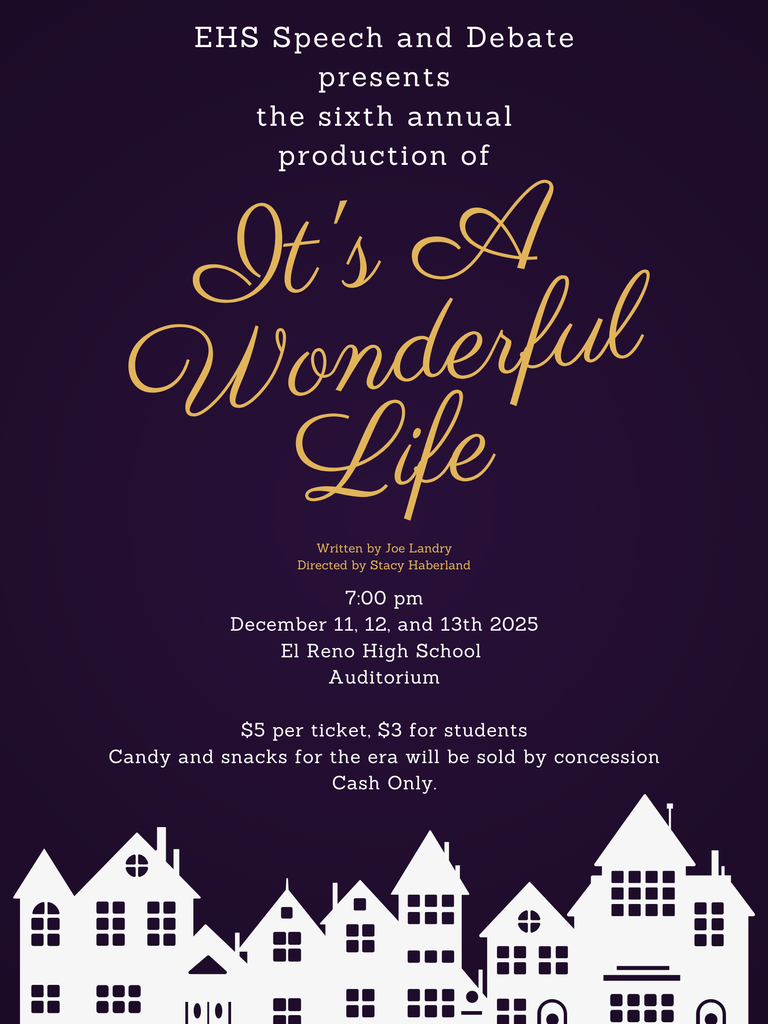 Don’t miss our festive performance of "It’s a Wonderful Life: A Radio Play" brought to life on the high school stage! 📅 Showtimes: Thursday, December 11 at 7:00 PM Friday, December 12 at 7:00 PM Saturday, December 13 at 7:00 PM 📍 Location: High School Auditorium 🎟️ Tickets: $5 Adults | $3 Students 🍬 Candy & Snacks: Cash only Bring your family and friends for a magical holiday evening filled with laughter, heart, and classic holiday cheer!