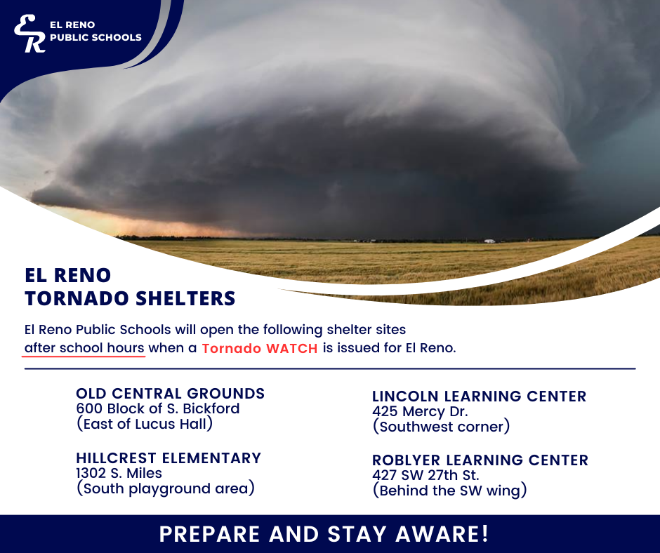 Our shelters are now open. Please stay weather aware and be respectful of others who may also be seeking safety.