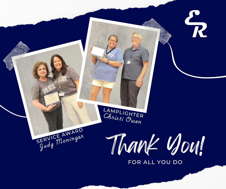 El Reno Public Schools is proud to recognize two outstanding individuals for their dedication and service to our students! Congratulations to Judy Moniger for receiving the Service Award for her volunteer work helping students with reading at Rose Witcher. The award was accepted on her behalf by her daughter, Michelle Moninger, a teacher at Rose Witcher. We also congratulate Christi Owen for receiving the Lamplighter Award for her exceptional work as a substitute teacher and for always going the extra mile to support students and staff. Thank you both for making a difference in the lives of our students each and every day!
