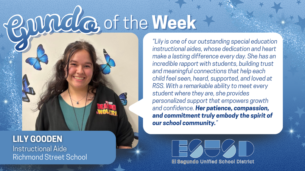 Lily Gooden, smiling instructional aide from Richmond Street School, honored for building trust and empowering students with personalized care.