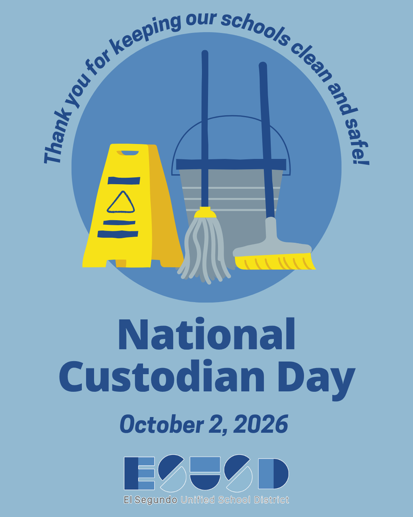 Illustration of cleaning tools with a thank you message for custodians on National Custodian Day, October 2, 2026.