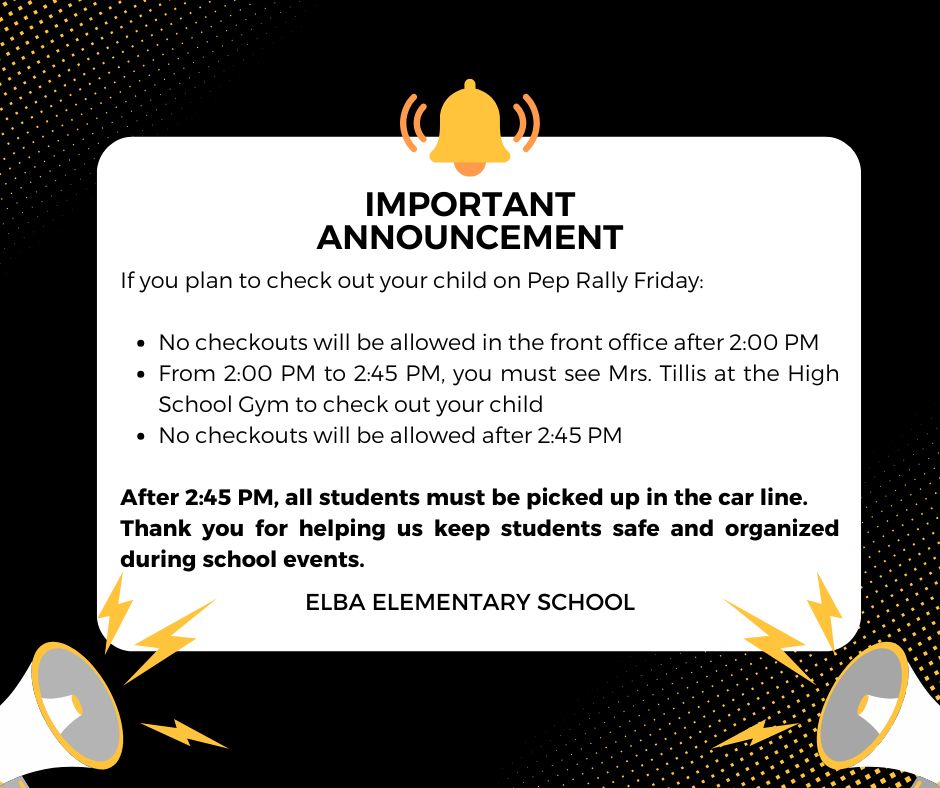 Pep Rally Checkout