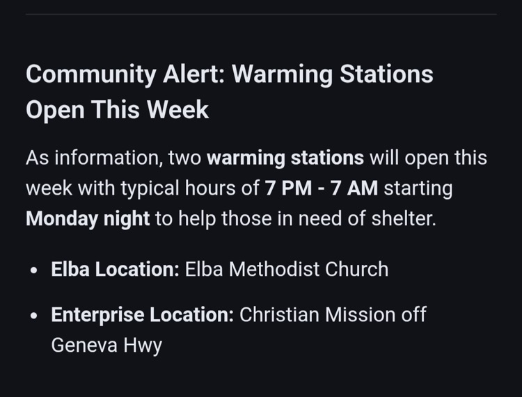 White text on a black background