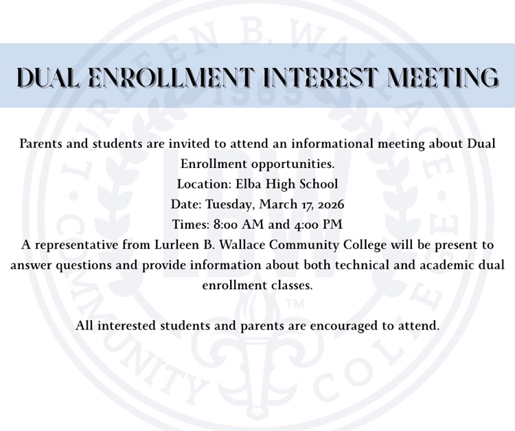 Dual Enrollment Meeting