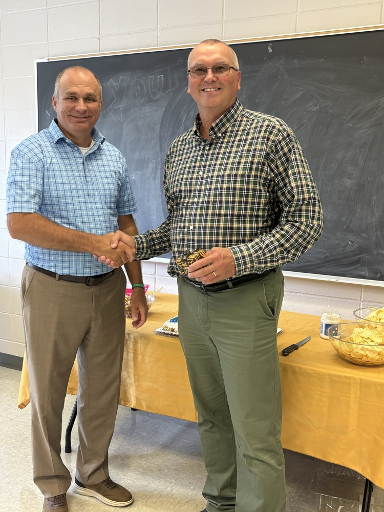 Two men shaking hands