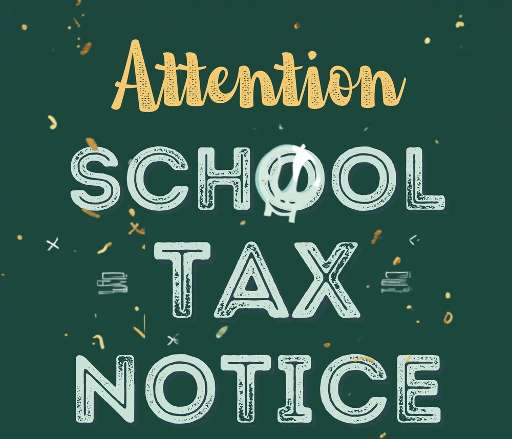 School tax notice
