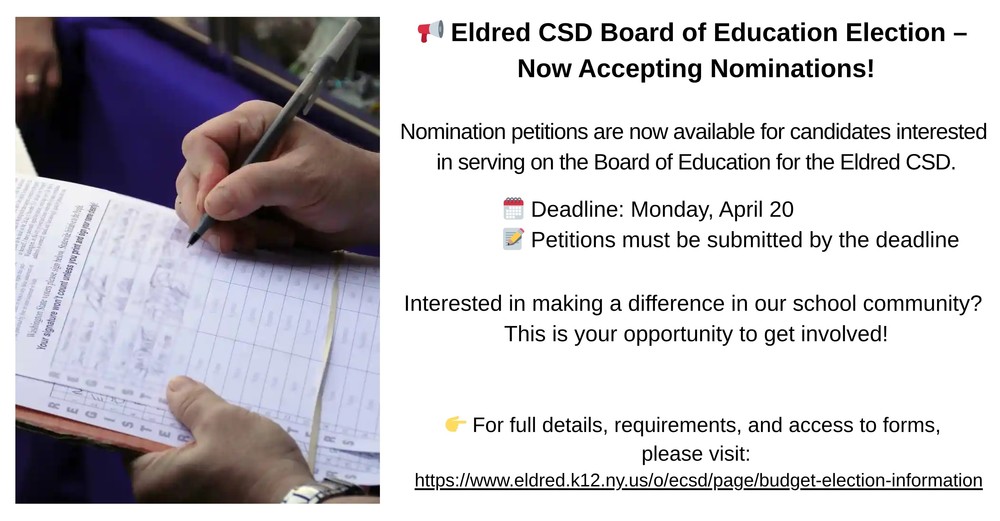 Nomination Petitions post