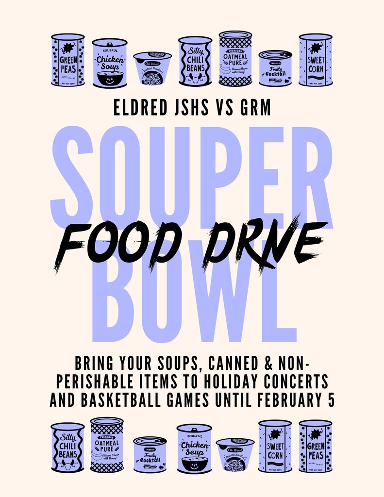 Souper Bowl Food Drive flyer