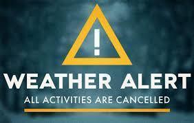 Afterschool activities cancelled