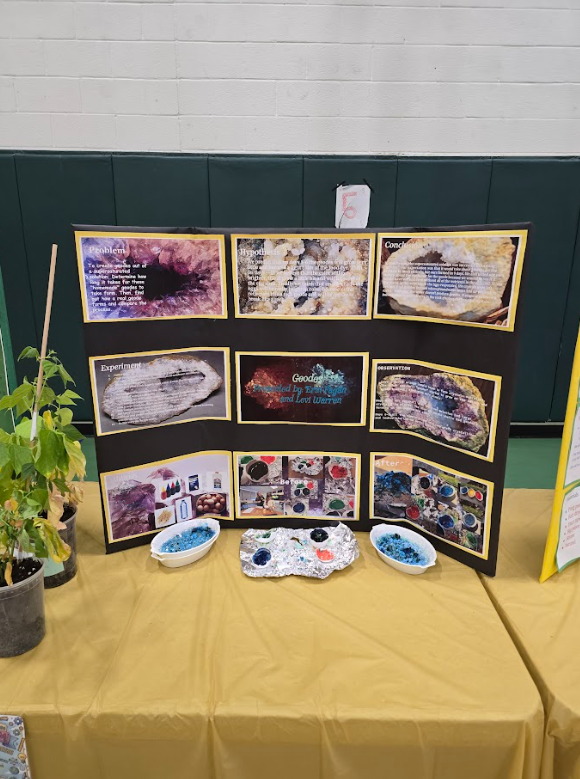 Image of a project displaying geode formation 