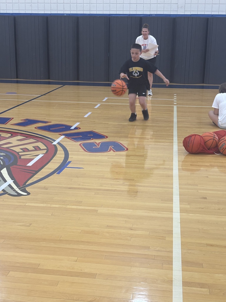 Working hard at the Special Olympics!