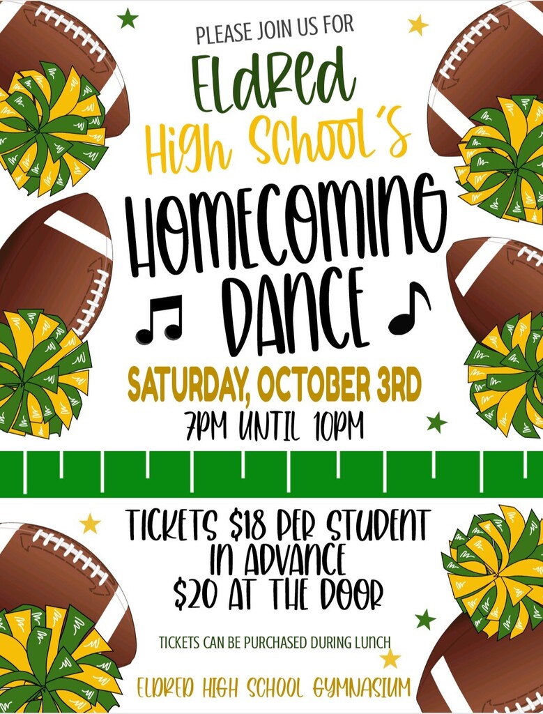 Homecoming Dance Flyer 9.17.26