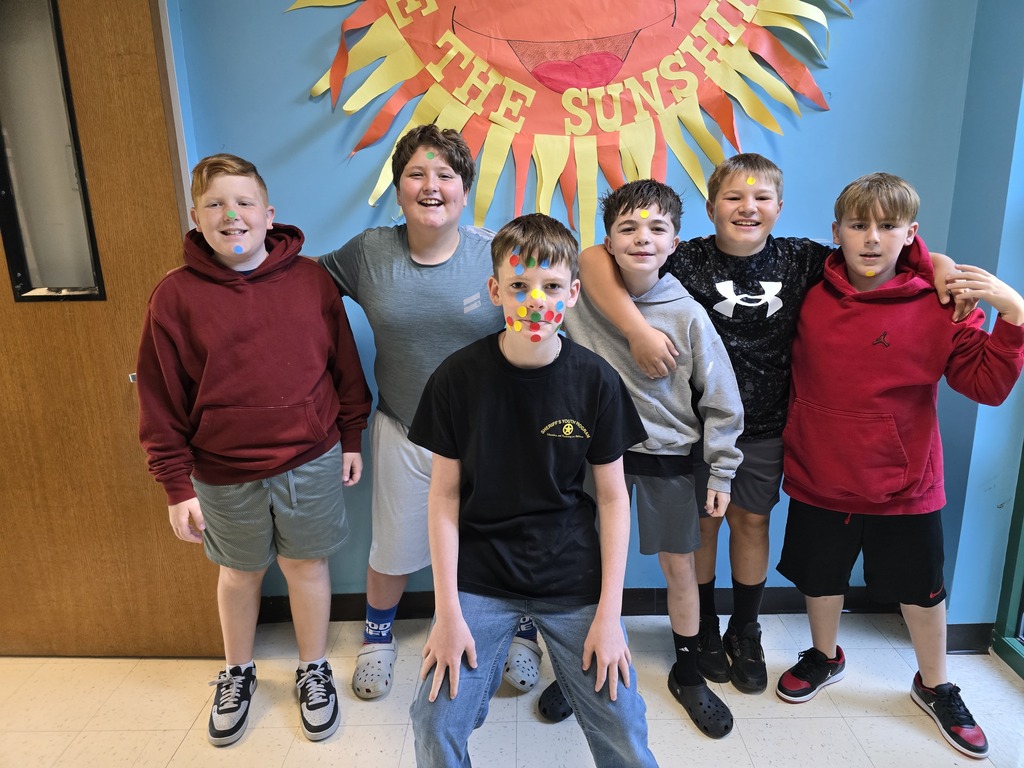 Image of student wearing dots for International Dot Day