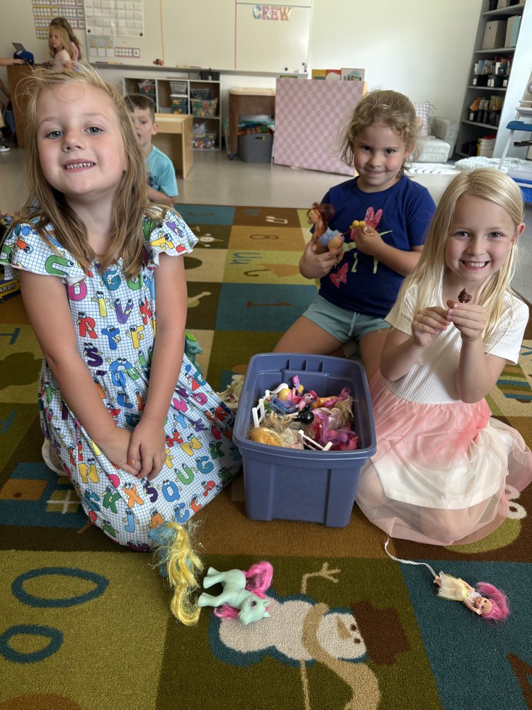 First day of kindergarten magic in Ms. Wienkes’ class.