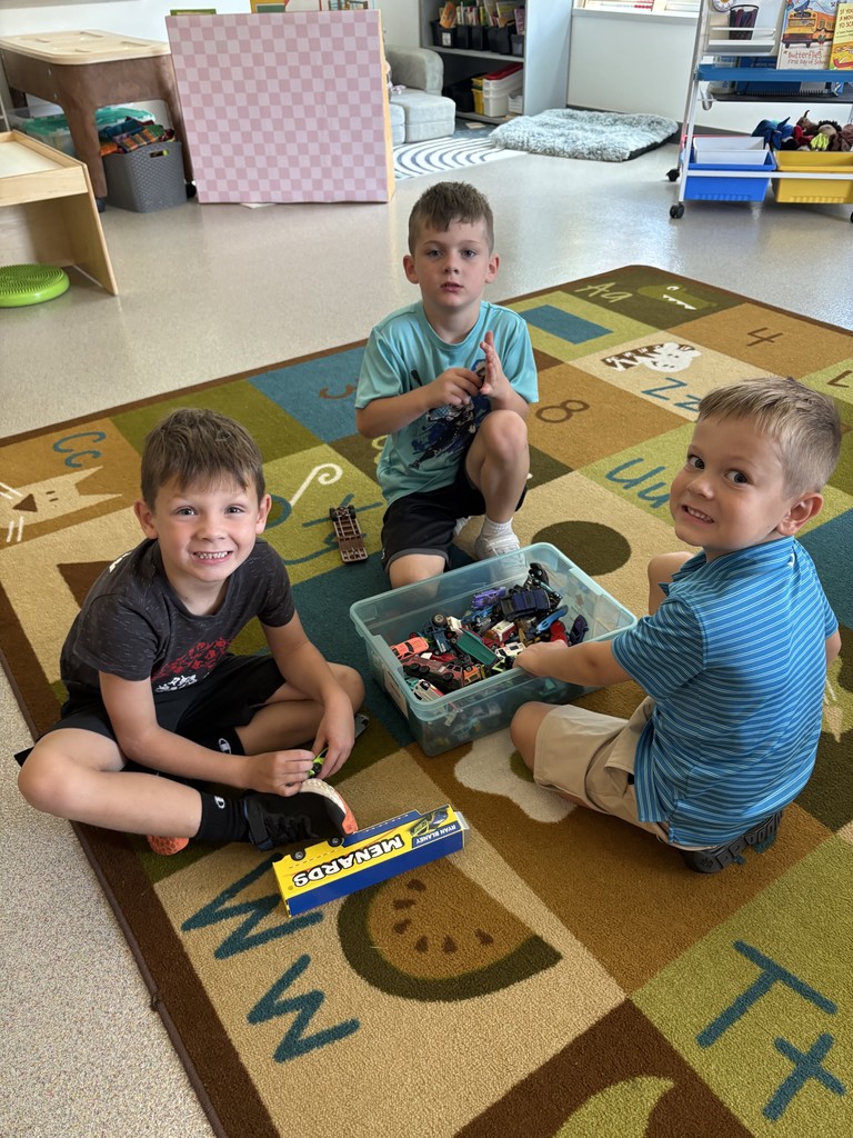 First day of kindergarten magic in Ms. Wienkes’ class.