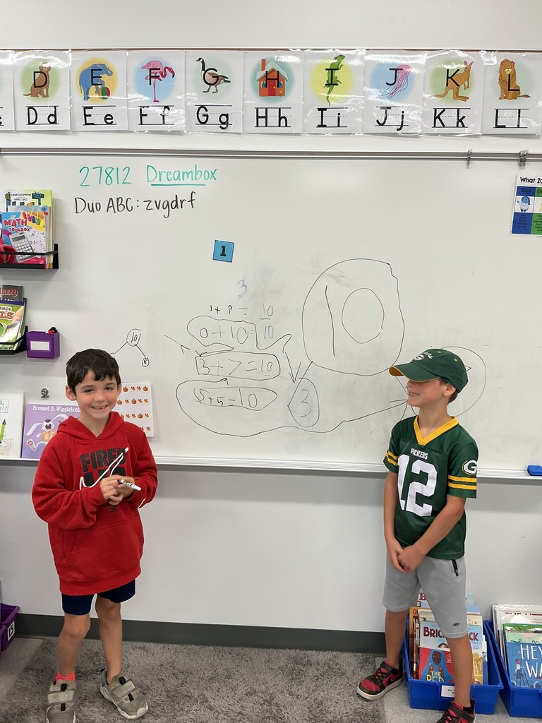 Our 1st graders have been busy building their math skills these past couple of weeks!