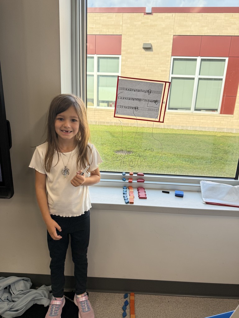 Our 1st graders have been busy building their math skills these past couple of weeks!