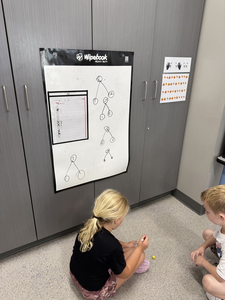 Our 1st graders have been busy building their math skills these past couple of weeks!