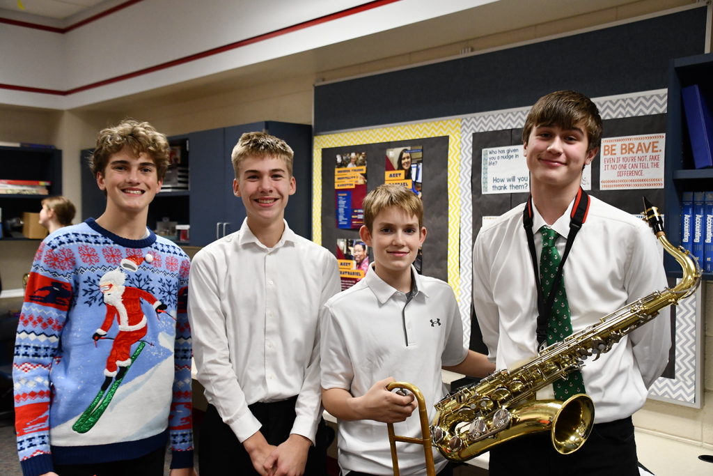 Here are some moments from our winter concert