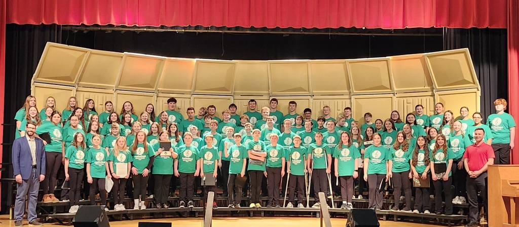 Six of our 8th-grade students recently represented Eleva-Strum at the Couleeland Middle School Honors Choir in Whitehall!