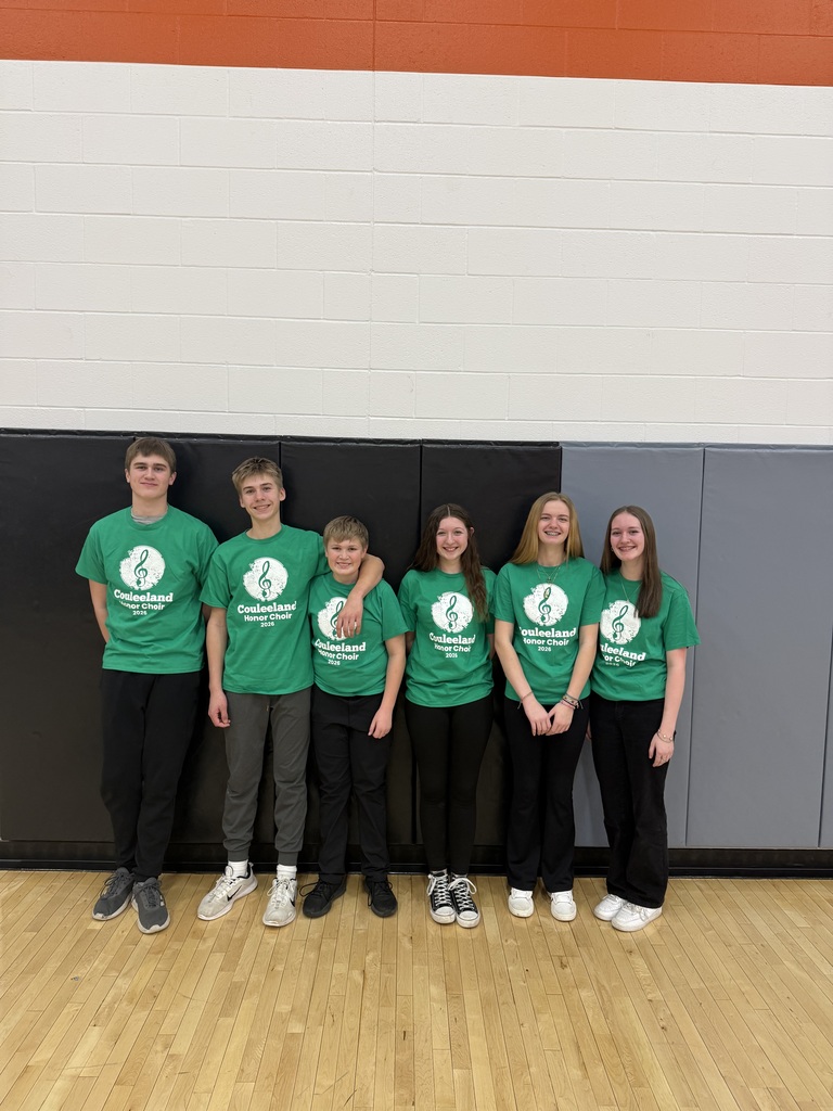 Six of our 8th-grade students recently represented Eleva-Strum at the Couleeland Middle School Honors Choir in Whitehall!