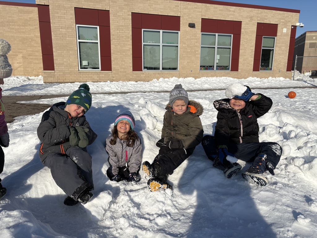 4K had a snow much fun playing outside!