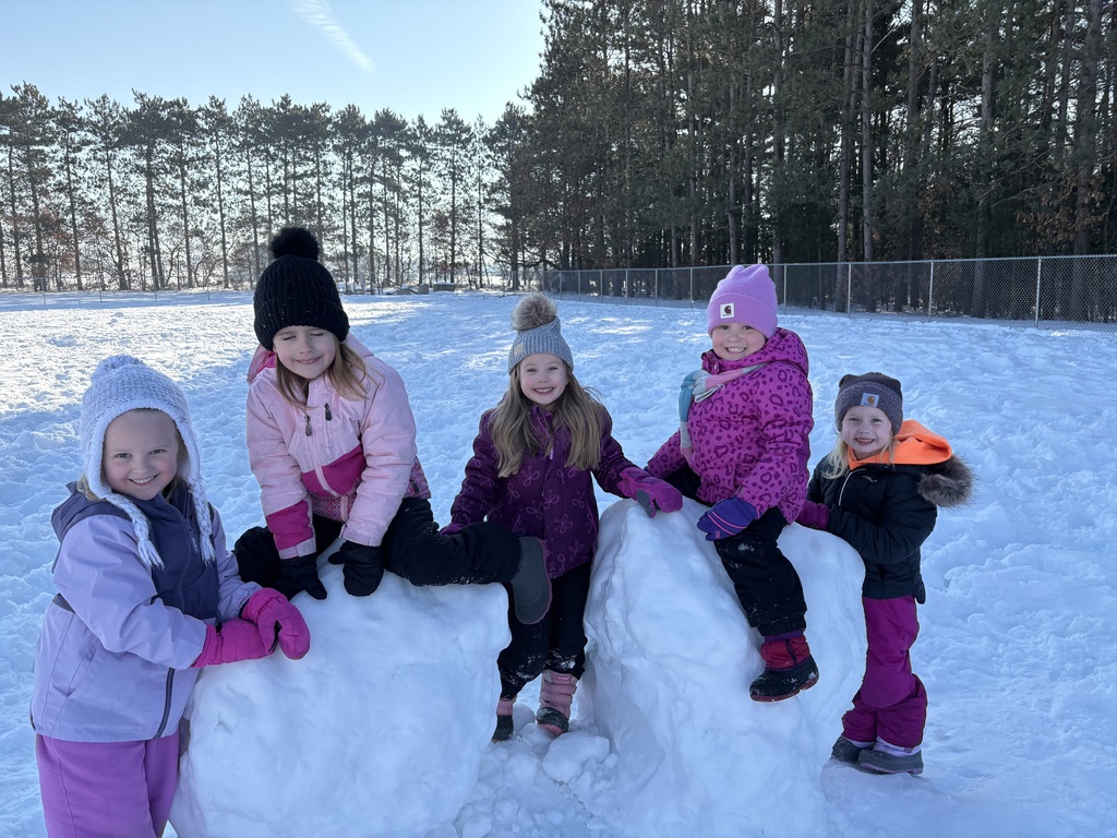 4K had a snow much fun playing outside!