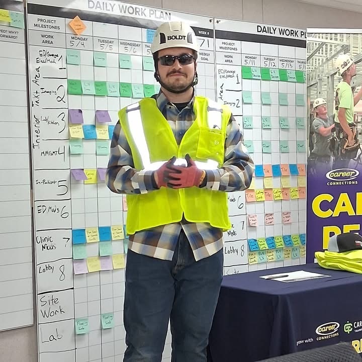 We celebrate Jaxon as he completes his Youth Apprenticeship with The Boldt Company and officially signed on during Career Signing Day to continue his path as a carpenter apprentice after graduation. 