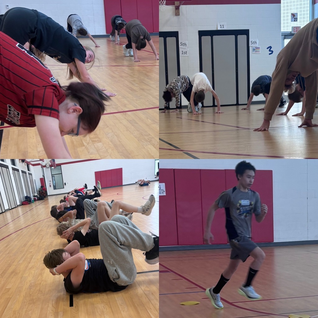Shoutout to this dedicated group of middle school track athletes for their hard work this season. Even with indoor practices, they stayed determined and kept building strength and endurance every day.
