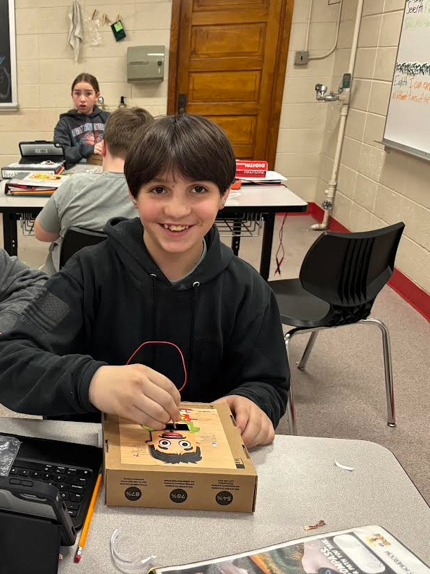 Hands-on learning in action! Students recently created their own “Operation” style circuitry games after completing our metabolic reactions unit and learning about the human body.