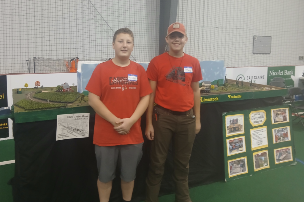 The Eleva-Strum Railroad Club took their talents to the West Wisconsin Railroad Show in Eau Claire on October 10 and 11!