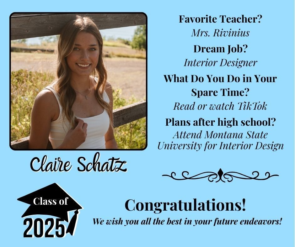 Claire Schatz Senior Spotlight