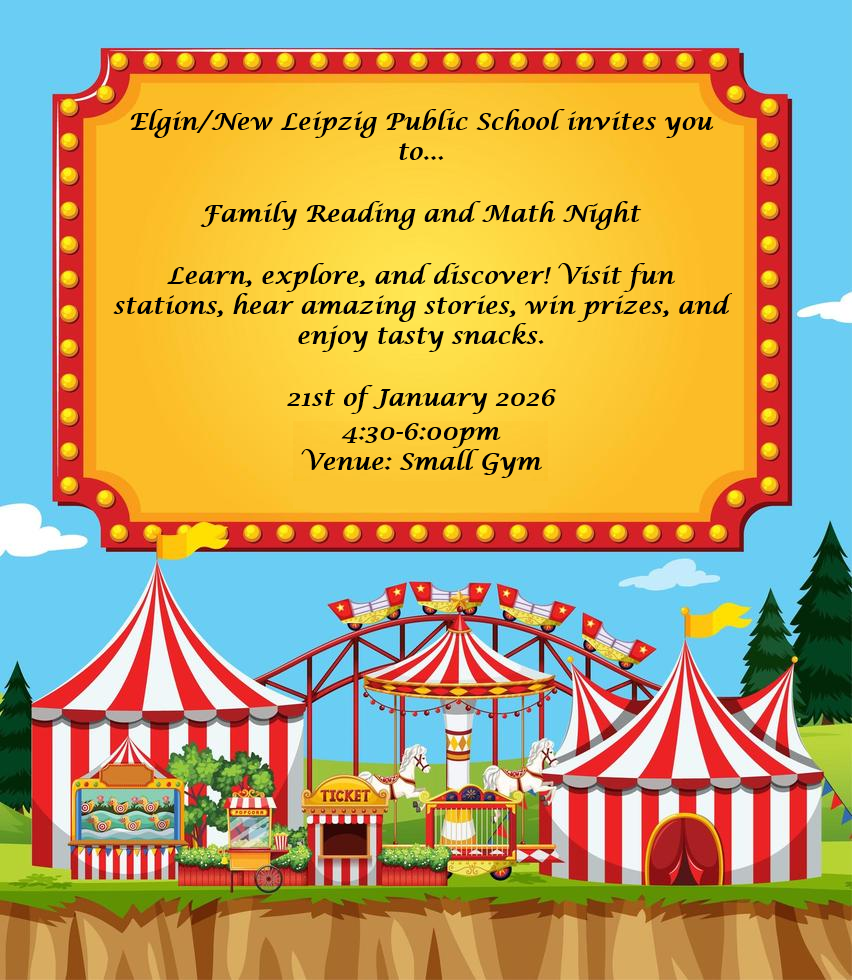 ENL Elementary 2026 Math and Reading Night Flyer