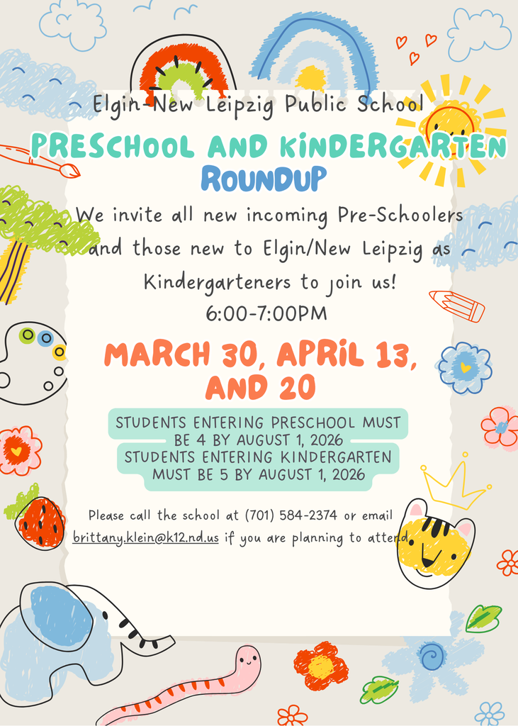 preschool kindergaryen roundup
