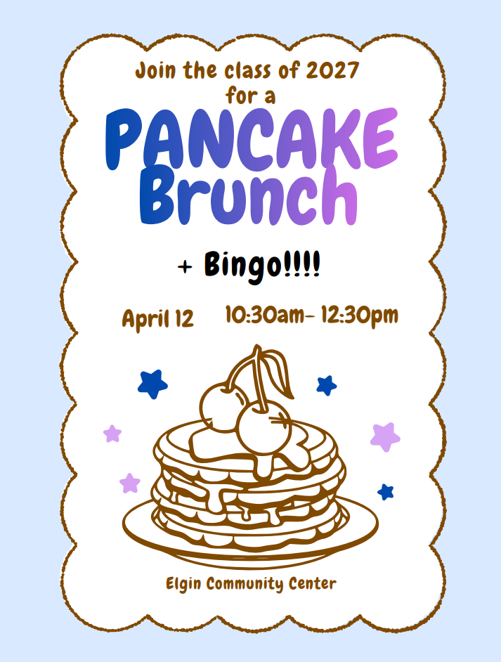 April 12th Pancake Fundraising Meal Flyer