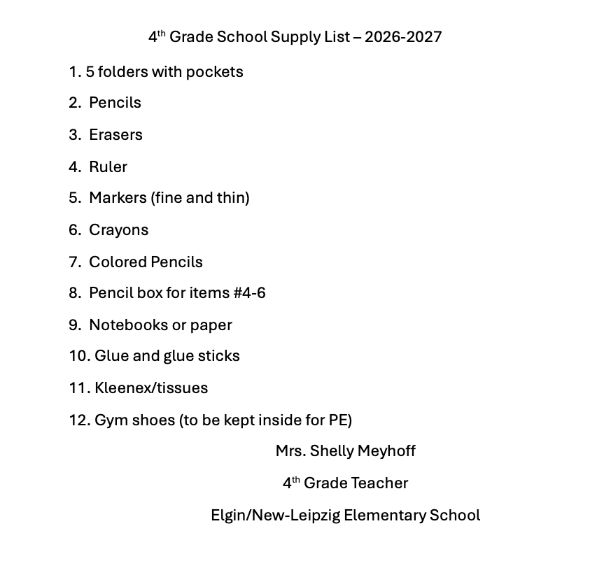 list