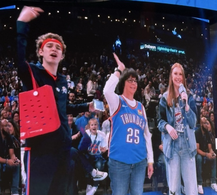 OK Teacher of the Year recognized at Thunder Game