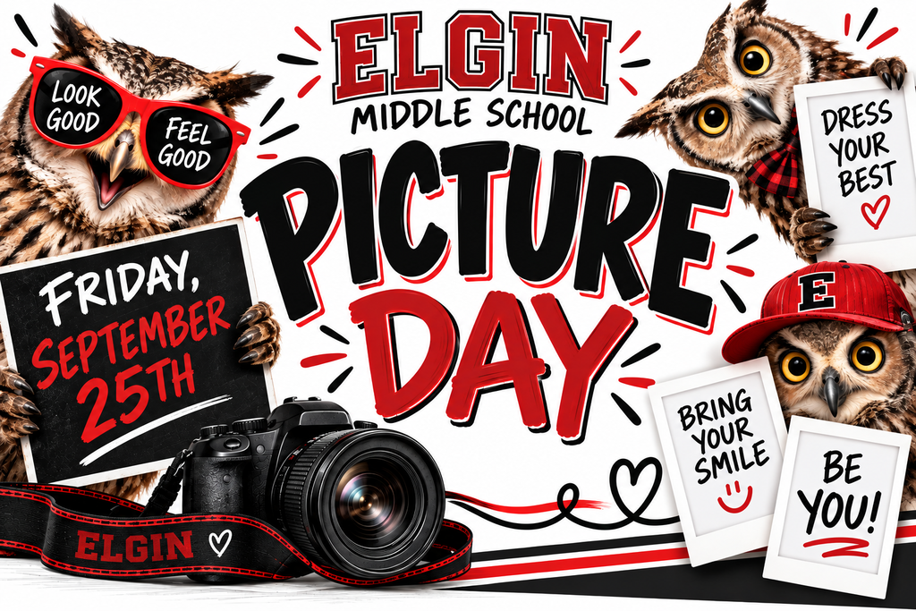 Yearbook Picture Day - Friday, September 25th