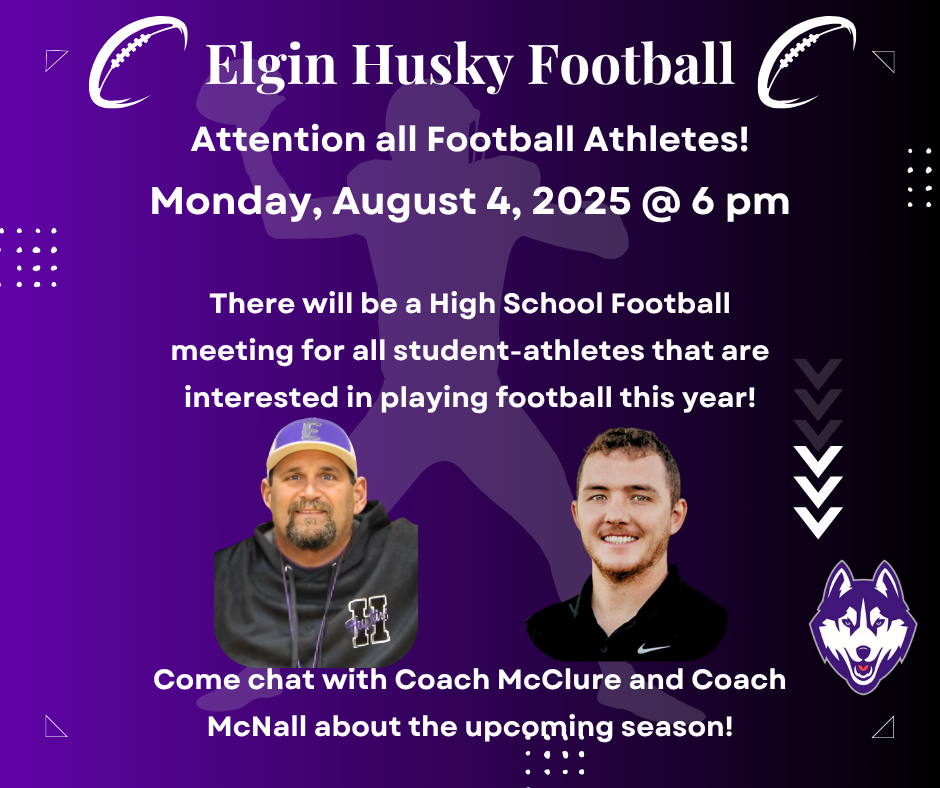 football meeting flyer