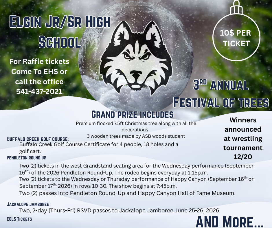 festival of Trees flyer