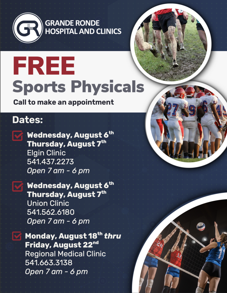 Free Sports Physicals