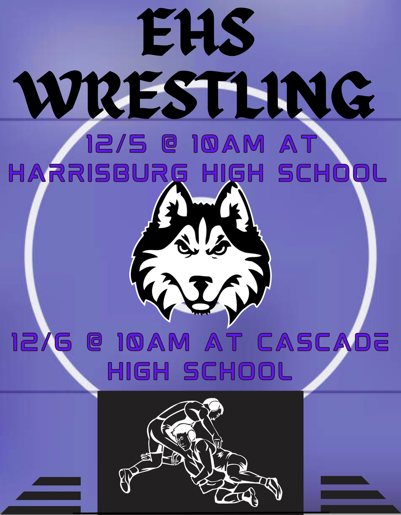 25/26 EHS Wrestling Season Begins this weekend flyer
