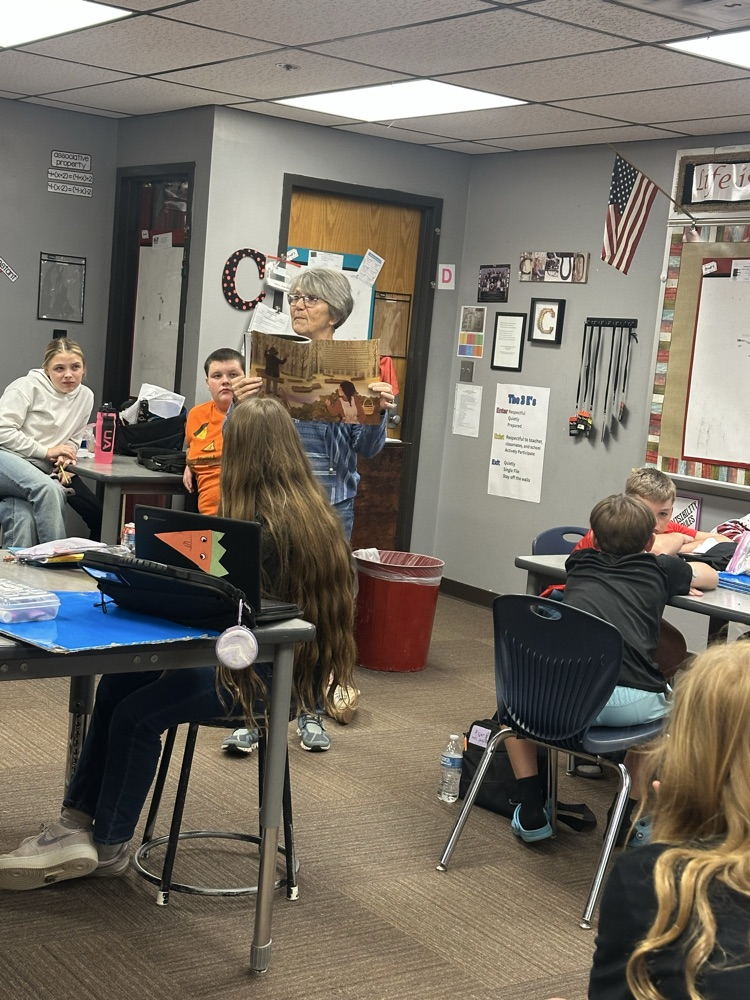 Mrs. Cantrell reading