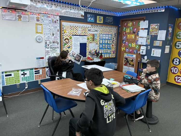 Jenna Legger and students