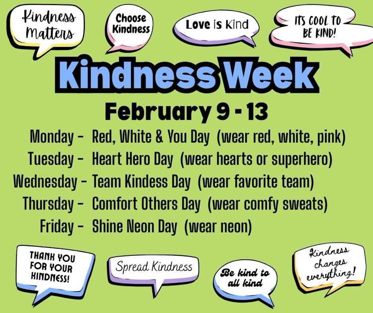 Kindness week starts tomorrow!